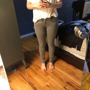 Straight leg gray was denim